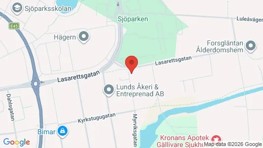 Office spaces for rent i Gällivare - kort over placeringen
