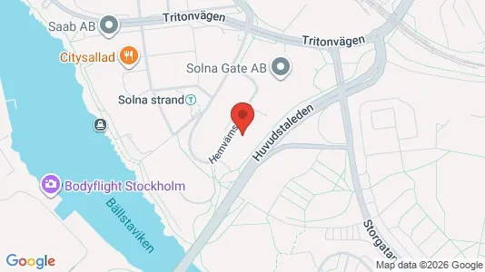 Toimistotilat Vuokrattavana i Solna - Kuva Google Street Viewstä