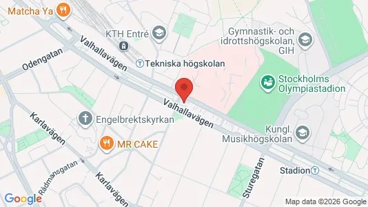 Kontorslokaler för uthyrning i Östermalm - kort over placeringen