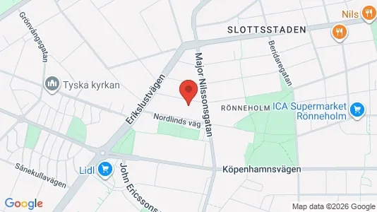 Kontorlokaler til leje i Malmø Centrum - Foto fra Google Street View