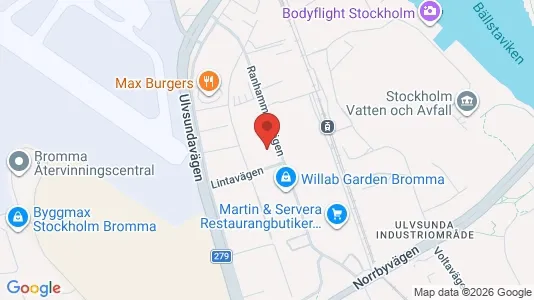 Industrilokaler för uthyrning i Västerort – Foto från Google Street View