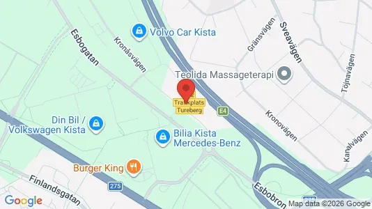 Kontorslokaler för uthyrning i Västerort - kort over placeringen