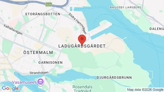 Shops for rent i Gärdet/Djurgården - Photo from Google Street View