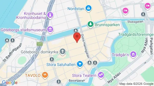 Kontorlokaler til leje i Gøteborg Centrum - Foto fra Google Street View