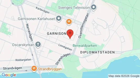 Kontorlokaler til leje i Östermalm - Foto fra Google Street View