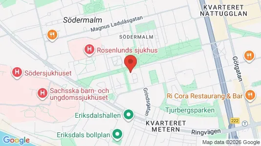 Gewerbeflächen zur Miete i Södermalm – Foto von Google Street View