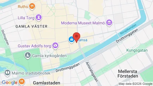 Kontorslokaler för uthyrning i Malmö Centrum – Foto från Google Street View
