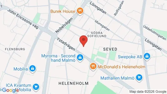 Teollisuuskiinteistöt Vuokrattavana i Sofielund - Kuva Google Street Viewstä