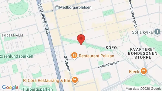 Kontorlokaler til leje i Södermalm - Foto fra Google Street View