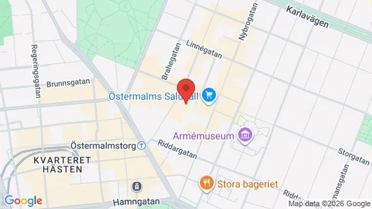 Kantorruimte te huur i Östermalm - Foto uit Google Street View