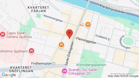 Office spaces for rent i Kungsholmen - kort over placeringen