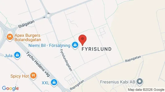 Büros zur Miete i Uppsala - kort over placeringen