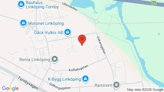 Kontorlokaler til leje i Linköping - Foto fra Google Street View