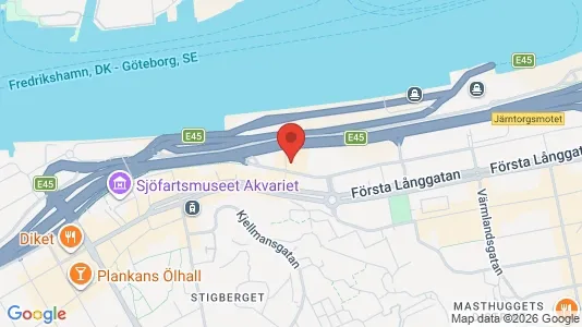 Kontorer til leie i Majorna-Linné - kort over placeringen