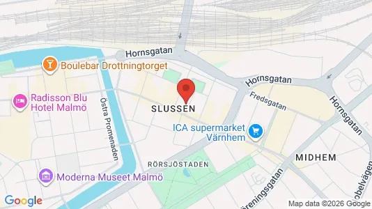 Kontorlokaler til leje i Malmø Centrum - Foto fra Google Street View