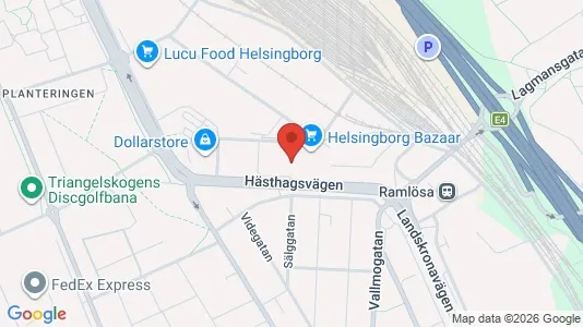 Lager zur Miete i Helsingborg – Foto von Google Street View