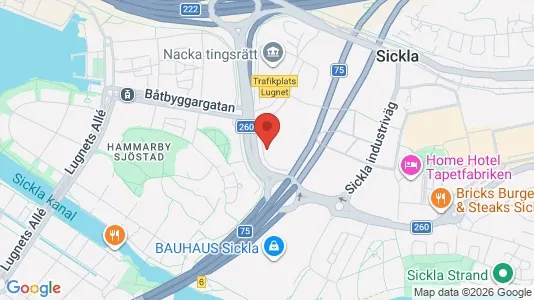 Büros zur Miete i Nacka – Foto von Google Street View