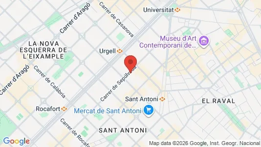 Kantorruimte te huur i Barcelona Eixample - Foto uit Google Street View