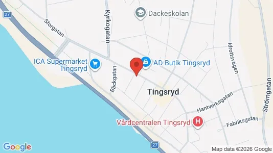 Kontorer til leie i Tingsryd – Bilde fra Google Street View