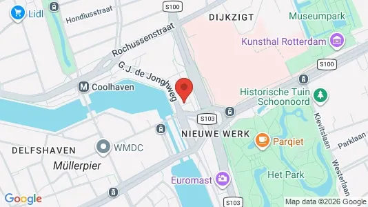 Kontorlokaler til salg i Rotterdam Centrum - Foto fra Google Street View