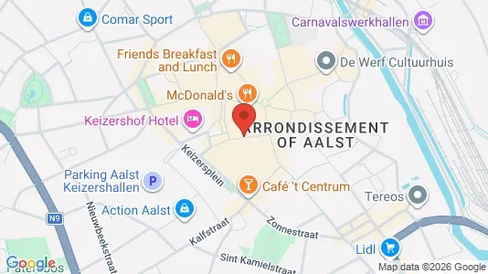 Liikekiinteistöt Myynnissä i Aalst - Kuva Google Street Viewstä