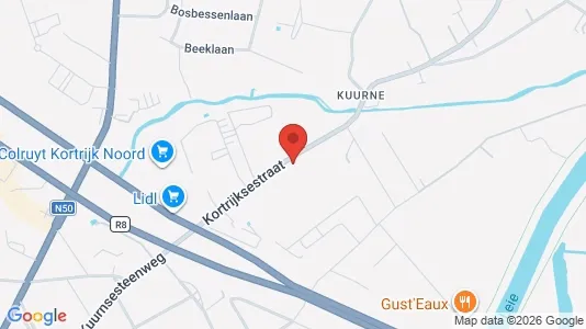 Kantorruimte te huur i Kuurne - Foto uit Google Street View