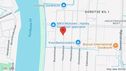 Nieruchomości komercyjne Do wynajęcia i Dordrecht - kort over placeringen