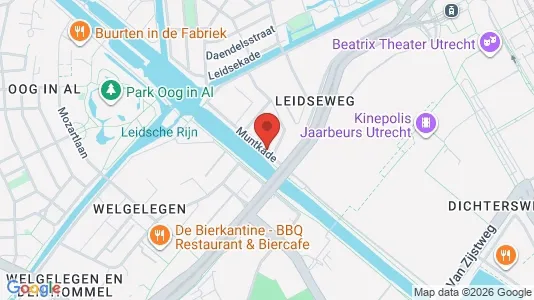 Office spaces for rent i Utrecht West - kort over placeringen