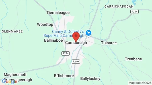 Commercial properties for rent i Carndonagh - Photo from Google Street View