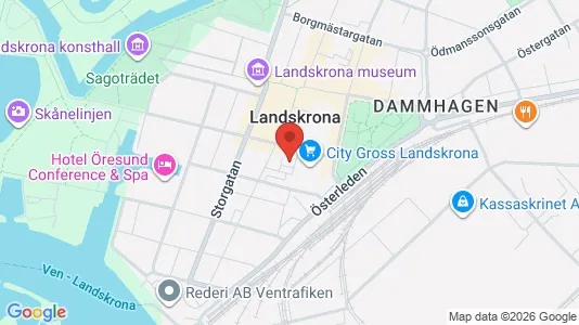 Office spaces for rent i Landskrona - kort over placeringen