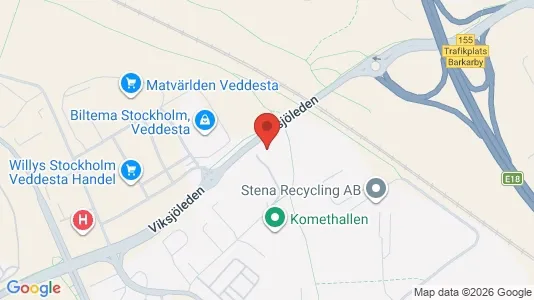 Kantorruimte te huur i Järfälla - Foto uit Google Street View