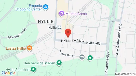 Office spaces for rent i Hyllie - kort over placeringen