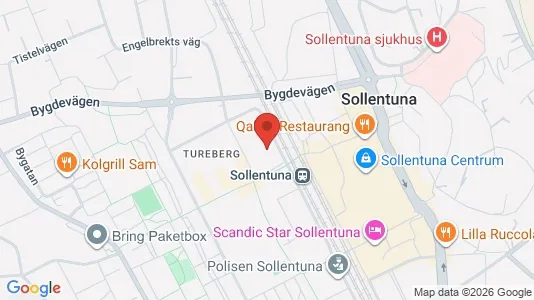 Büros zur Miete i Sollentuna - kort over placeringen