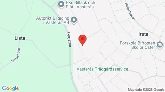 Lagerlokaler til leje i Västerås - Foto fra Google Street View