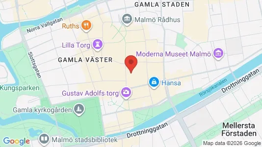 Kontorlokaler til leje i Malmø Centrum - Foto fra Google Street View