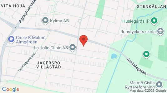 Kontorlokaler til leje i Husie - Foto fra Google Street View