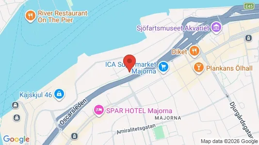 Kontorlokaler til leje i Majorna-Linné - Foto fra Google Street View