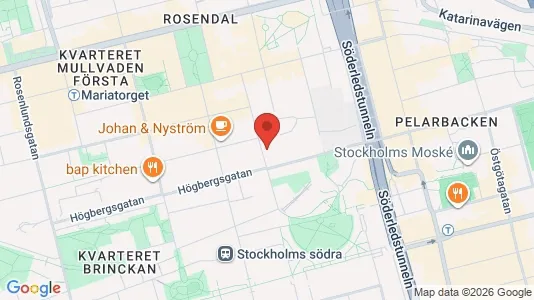 Kontorlokaler til leje i Södermalm - Foto fra Google Street View