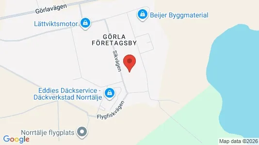Werkstätte zur Miete i Norrtälje - kort over placeringen