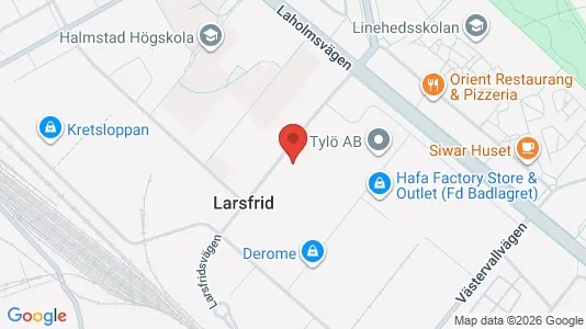 Industrilokaler för uthyrning i Halmstad – Foto från Google Street View