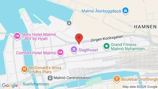 Kontorlokaler til leje i Malmø Centrum - Foto fra Google Street View