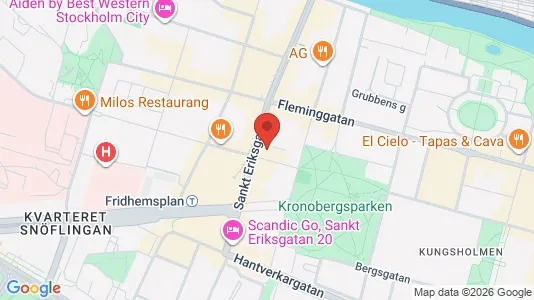 Office spaces for rent i Kungsholmen - kort over placeringen
