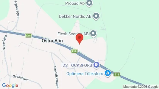 Værkstedslokaler til leje i Årjäng - Foto fra Google Street View