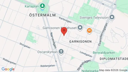 Lokale biurowe Do wynajęcia i Östermalm - kort over placeringen
