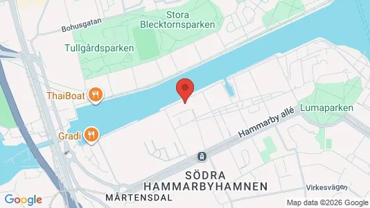 Espacios de oficina En alquiler i Hammarbyhamnen - kort over placeringen
