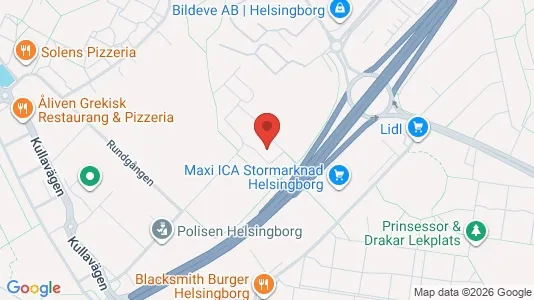 Kontorlokaler til leje i Helsingborg - Foto fra Google Street View