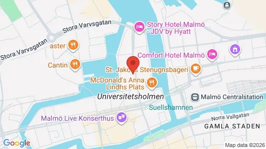 Kontorlokaler til leje i Malmø Centrum - Foto fra Google Street View