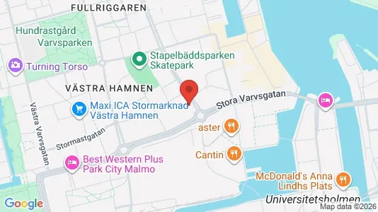 Kontorlokaler til leje i Malmø Centrum - Foto fra Google Street View