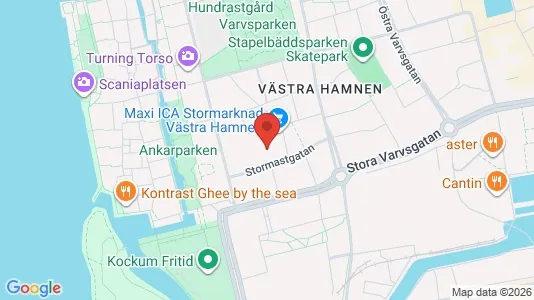 Büros zur Miete i Malmö City – Foto von Google Street View