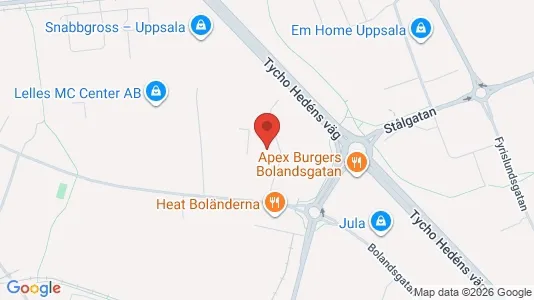 Büros zur Miete i Uppsala - kort over placeringen